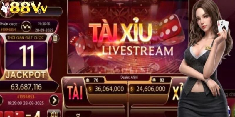 Cược tài/xỉu là loại cược phổ biến nhất trong tài xỉu 88VV