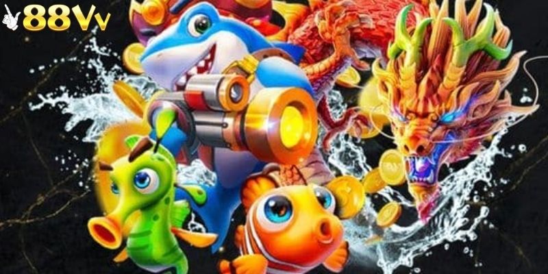 Người chơi cần chọn đúng loại vũ khí để tiêu diệt từng loại cá